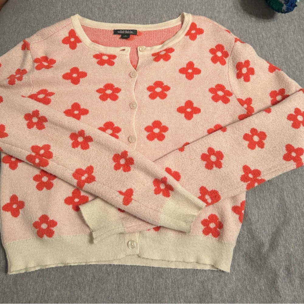 Wild Fable Floral Button Up Long Sleeve